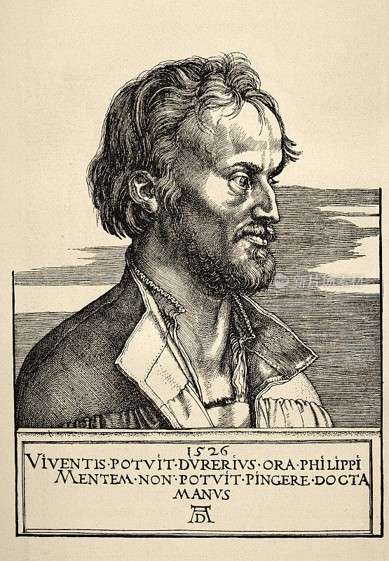 Philip Melanchthon，新教改革神学家，Albrecht, Dürer，德国文艺复兴，16世纪，历史艺术